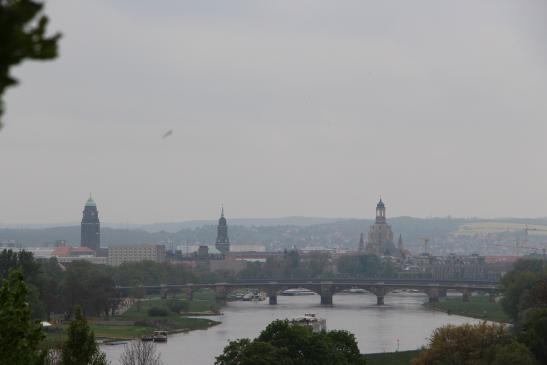 Blick nach Dresden-Innenstadt